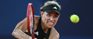 Angelique Kerber gab auch in ihrem Match noch einmal alles.