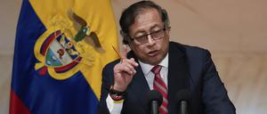 Gustavo Petro, Präsident von Kolumbien, während seiner Rede bei der Eröffnung einer Kongresssitzung in Bogota, Kolumbien.