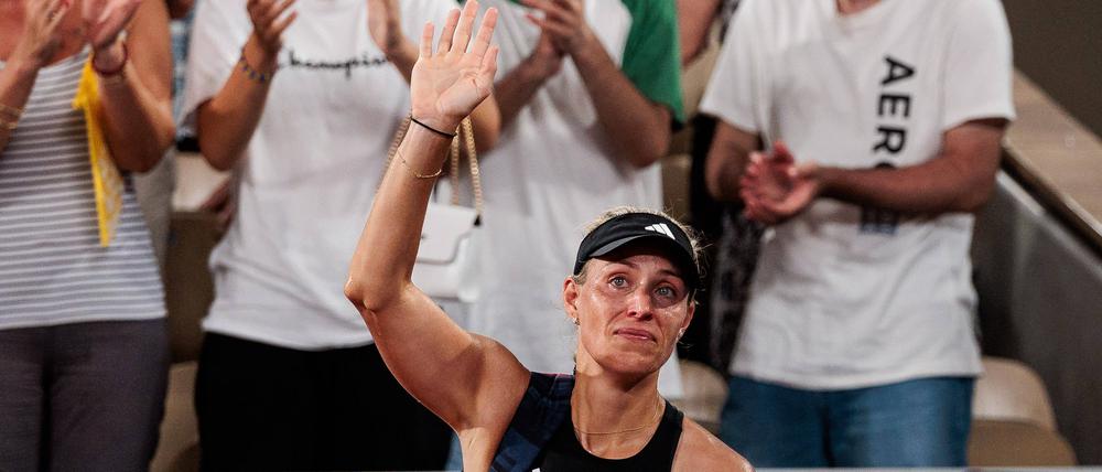 Angelique Kerber verabschiedet sich mit einem letzten Hurra von der Tennisbühne.