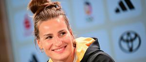 Die deutsche Fahnenträgerin Anna-Maria Wagner will am Donnerstag eine Medaille im Judo gewinnen.