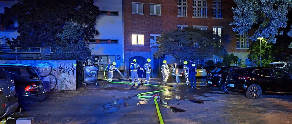 Nur wenige Wochen nach einem Brandanschlag auf das Gymnasium Tiergarten in Berlin-Mitte hat es an der Schule erneut ein Feuer gegeben.