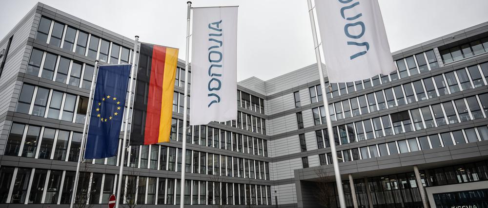 Die Unternehmenszentrale von Vonovia. Mit am höchsten ist der Anteil ausländischer Aktionäre bei dem Immobilienkonzern sowie beim Luftfahrtzulieferer MTU und dem Chemikalienhändler Brenntag mit je 81 Prozent.