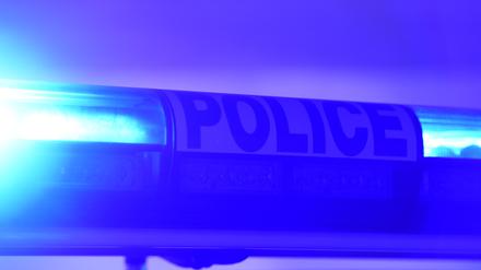Ein französisches Polizeiauto.