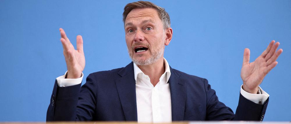 Bundesfinanzminister Christian Lindner
