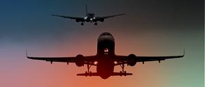 Auch nicht der BER: Auf dem Flughafen London Gatwick starten und landen Flugzeuge. 