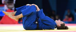 Anna-Maria Wagner nach ihrem verlorenen Kampf um die Bronze-Medaille.