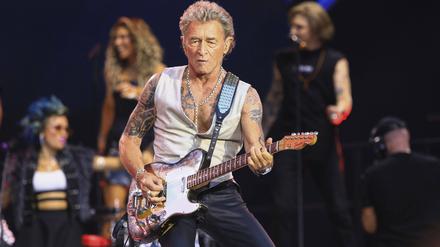 Peter Maffay bei einem Auftritt im Juli in der Leipziger Red-Bull-Arena