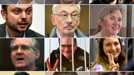 Freigelassene politische Gefangene.