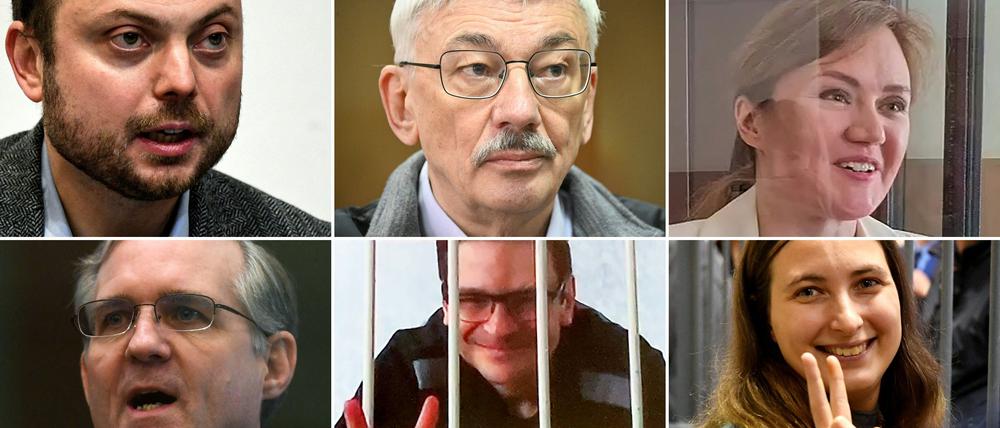 Freigelassene politische Gefangene.