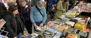 Besucher:innen beim Internationalen Comic-Salon Erlangen 2024, dem bedeutendsten deutschsprachigen Szene-Festival.