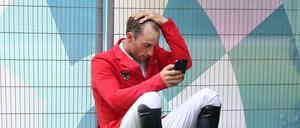 Lief nicht im Team. Richard Vogel reagiert nach dem Finale. 