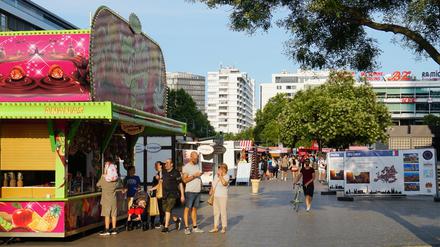 Das erste „Europafest“ auf dem Berliner Breitscheidplatz zeigt nur wenig von Europa.