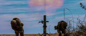 Ukrainische Soldaten an der Front