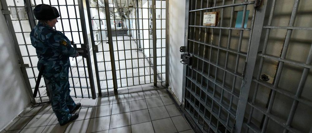 In einem russischen Gefängnis.