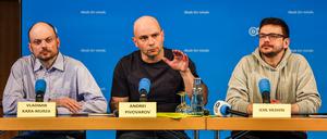 Die bei dem Gefangenenaustausch freigelassenen Russen betonten, kein Gnadengesuch an Kremlchef Wladimir Putin unterschrieben zu haben.