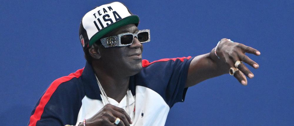 Rapper Flavor Flav bei den Olympischen Spielen in Paris.