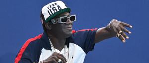 Rapper Flavor Flav bei den Olympischen Spielen in Paris.