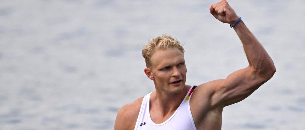 Gold! Oliver Zeidler im Ziel.