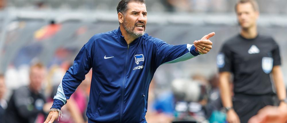 Einstand misslungen. Trainer Cristian Fiel.