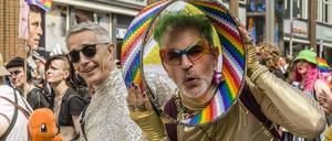 Demonstration zum Christopher Street Day in Hamburg.