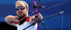 Im Mixed-Wettbewerb hat Florian Unruh an der Seite von Michelle Kroppen bereits die Silbermedaille gewonnen.