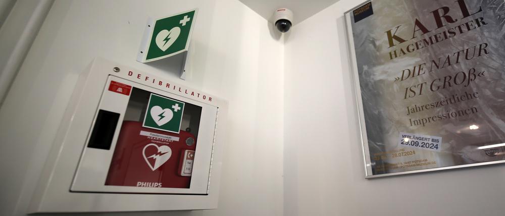 Defibrillator im Potsdam Museum.