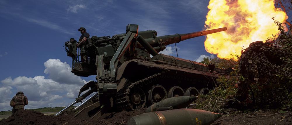 Die Stellungen halten – das versucht die Ukraine.