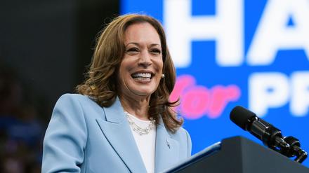 Kamala Harris, Präsidentschaftskandidatin der US-Demokraten.