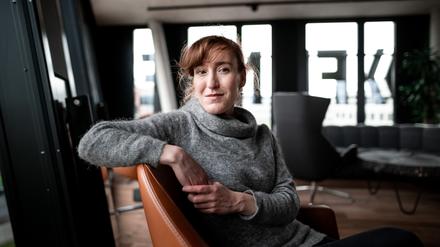 Die Berliner Schriftstellerin Nora Bossong. Sie wurde 1982 in Bremen geboren. 