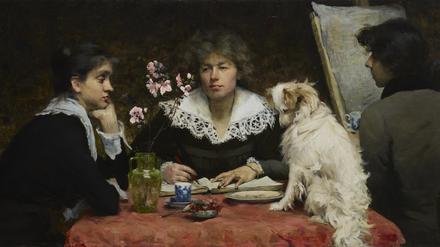 
Louise Catherine Breslau (1856–1927): „Porträt der Freunde“, 1881. 