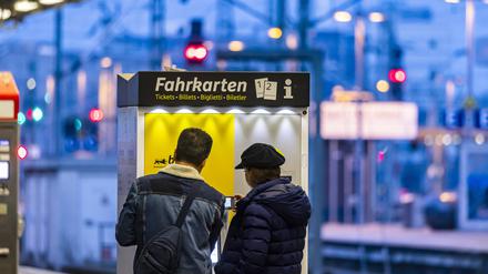 Fahrkartenautomat. 