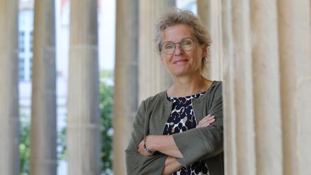 Grünen-Spitzenkandidatin für Brandenburg: Antje Töpfer am Neuen Palais in Potsdam.