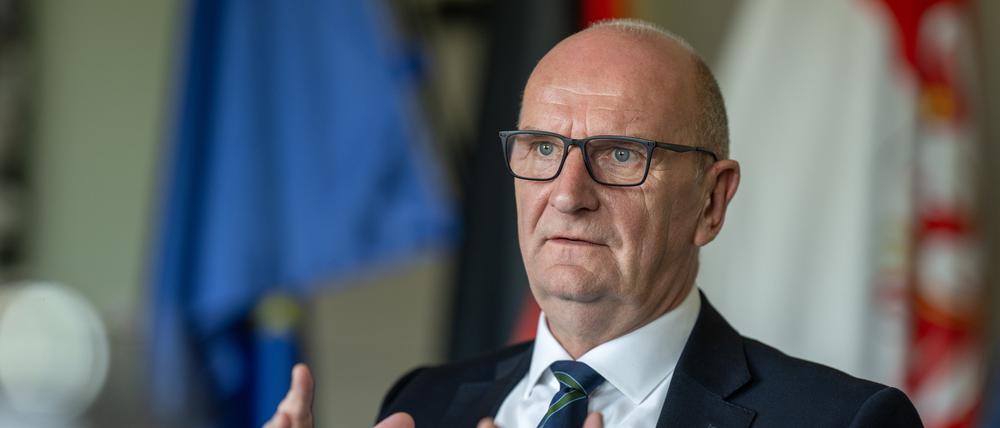 Brandenburgs Ministerpräsident Dietmar Woidke (SPD) fordert mehr Diplomatie im Ukraine-Krieg.