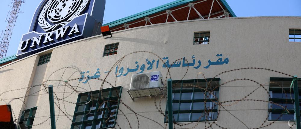 Das UNRWA-Hauptquartier in Gaza