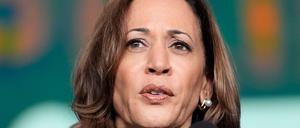 Kamala Harris bei einer Veranstaltung in Houston im US-Bundesstaat Texas.