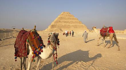 Die größte und älteste Pyramide der Welt ist die Stufenpyramide des Pharaos Djoser.