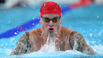 Adam Peaty hatte im Schwimmbecken mehr Freude als am Büfett.