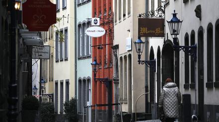 Eine Gasse der Kölner Altstadt.