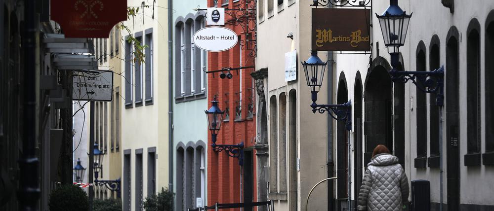 Eine Gasse der Kölner Altstadt.