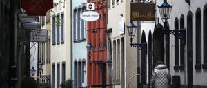 Eine Gasse der Kölner Altstadt.