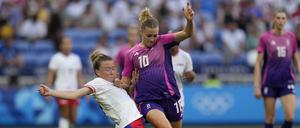 Für Laura Freigang (r.) und  das deutsche Team geht es jetzt um Bronze. 