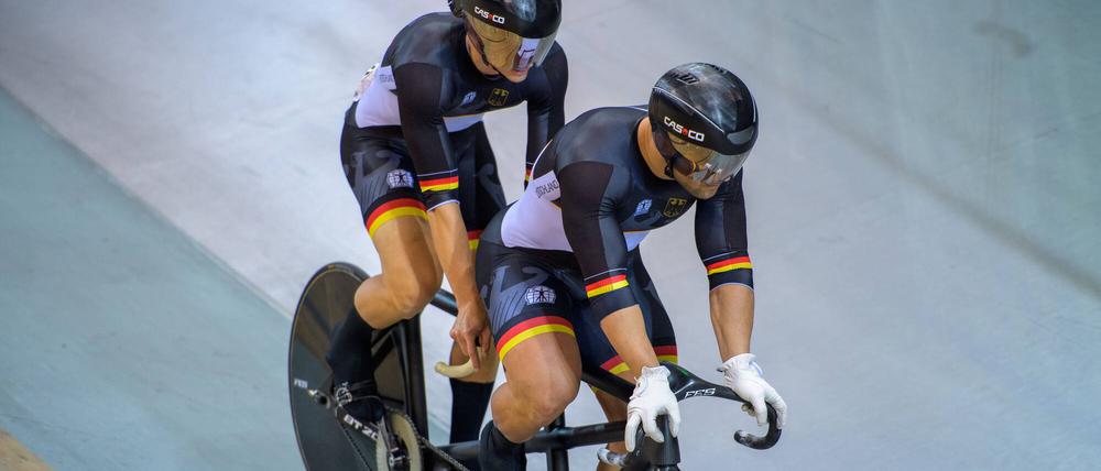 Para-Tandem Ulbricht/Förstemann bei den Weltmeisterschaften 2022.