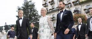 Kronprinzessin Mette-Marit, Kronprinz Haakon und Sohn Marius Borg Høiby