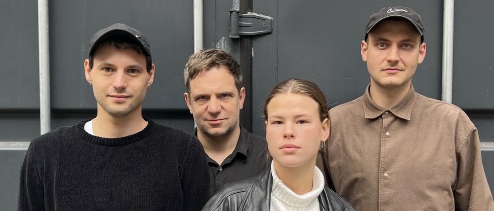Die Redaktion des „Groove“-Magazins: Julian Fischer, Alexis Waltz, Kim Stuckmann und Maximilian Fritz.