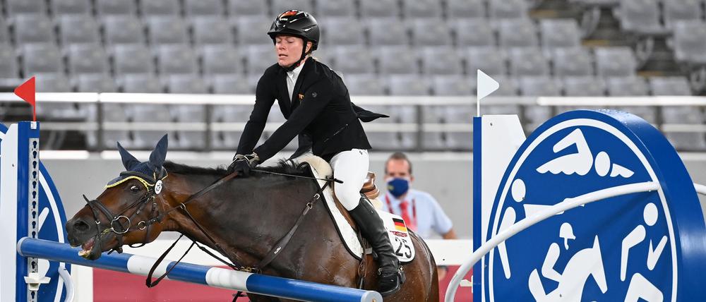 Annika Zillekens verzweifelte in Tokio an ihrem Pferd.
