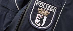 Nahaufnahme des Wappens der Polizei Berlin. (Symbolbild)