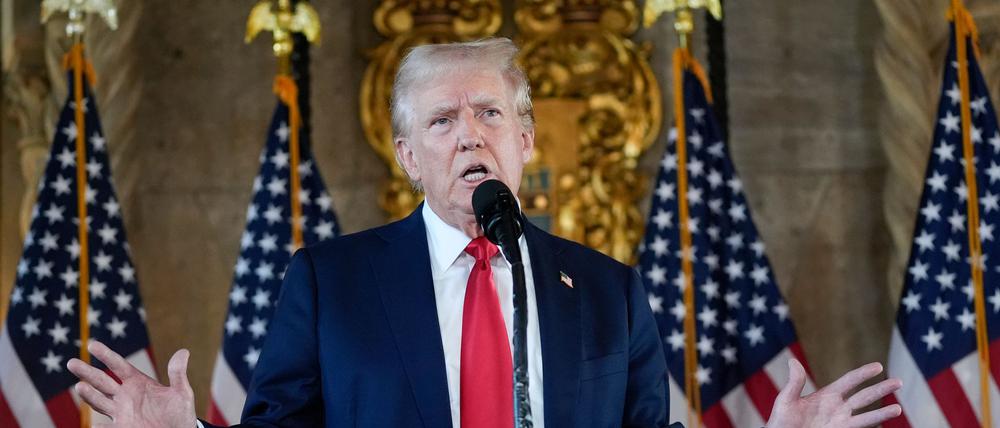 Trump hat nach eigenen Angaben drei Debatten gegen Harris zugestimmt.