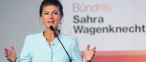 Sahra Wagenknecht, Parteivorsitzende des BSW. 