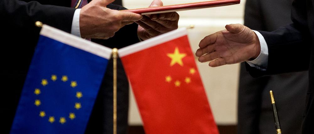 China ist der Ansicht, die EU verstoße mit den Zöllen auf chinesische E-Autos gegen WTO-Regeln. (Archivbild)