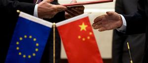 China ist der Ansicht, die EU verstoße mit den Zöllen auf chinesische E-Autos gegen WTO-Regeln. (Archivbild)